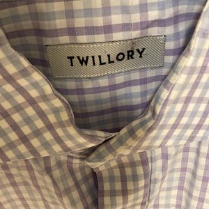 Twillory Dress Size 17 36/37 Button Down Dress Shirt